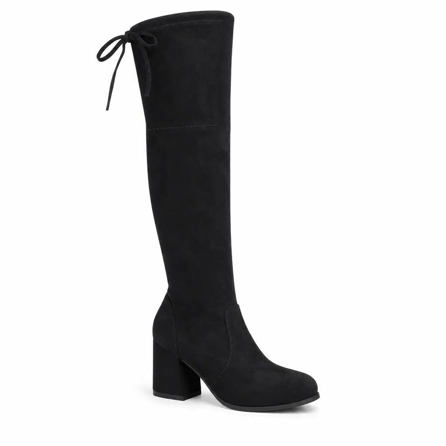 Jennifer | Women's Block Heel Over the Knee Boots
