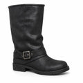 Colleen | Women's Slouch Buckle Knee-High Boots