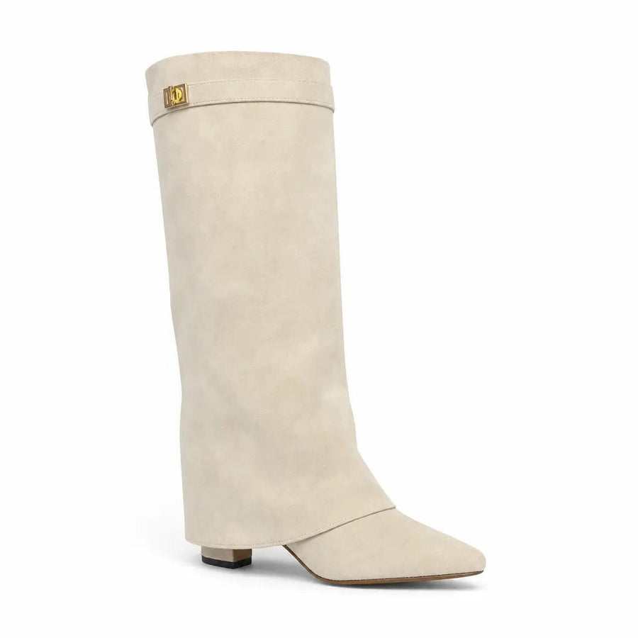 Greta | Women's Fold-Over Knee-High Boots
