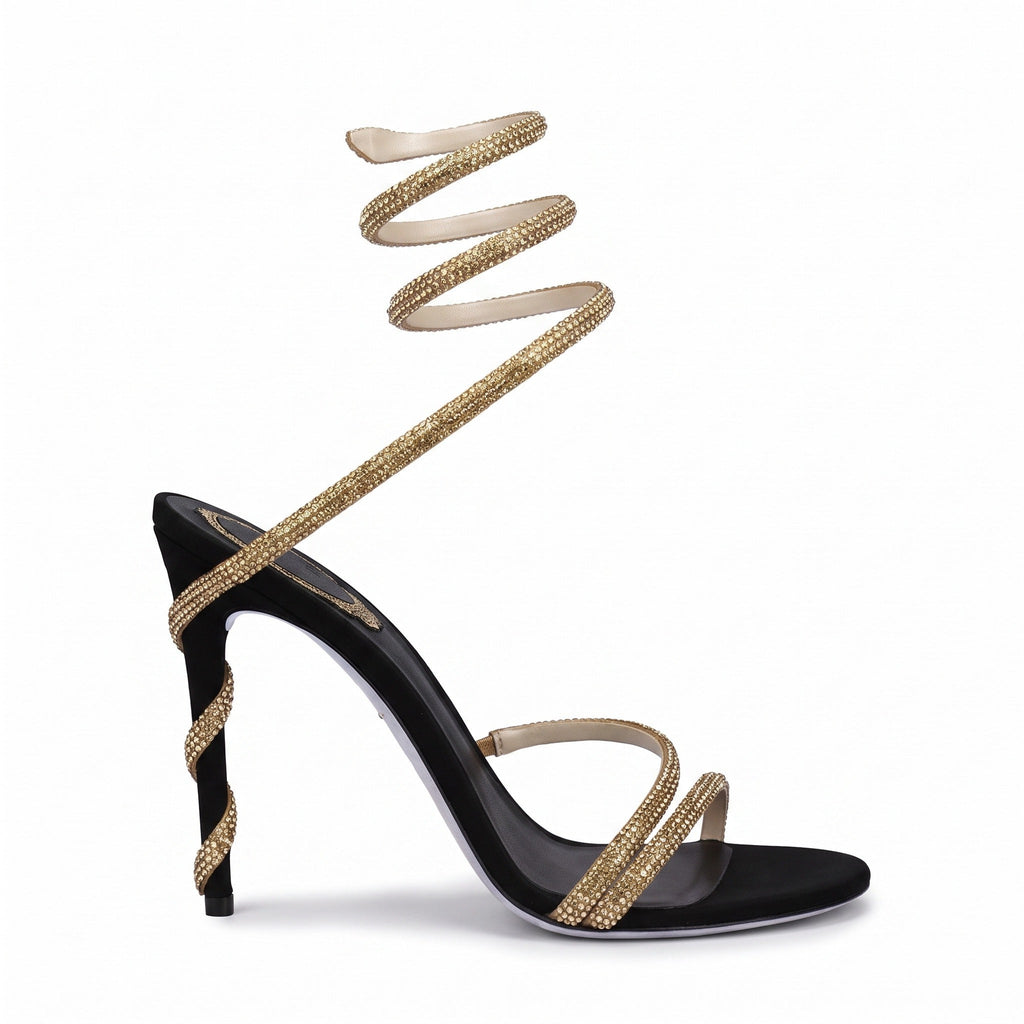 Jean | Women's Rhinestone Strap Stiletto Heels