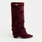 Andrea | Women's Buckle Knee-High Boots