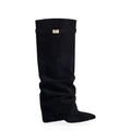 Celeste | Women's Slouchy Fold-Over Knee-High Boots