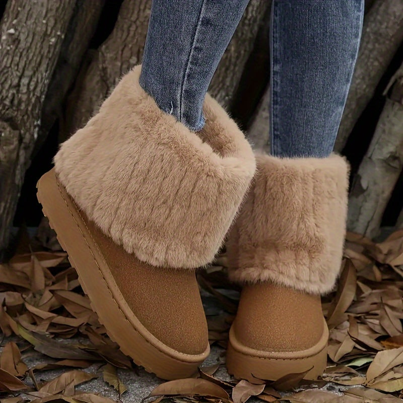 Loretta Womens Cozy Platform Winter Boots