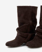 Rose Womens Slouchy Knee High Boots
