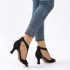 Olivia Womens Orthopedic Heeled Sandals Comfortable Block Heel