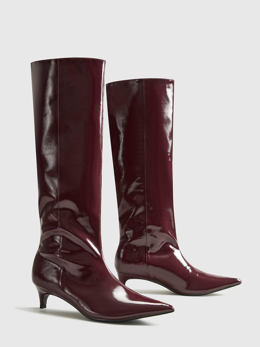 Esther Womens Over Knee Block Heel Boots High