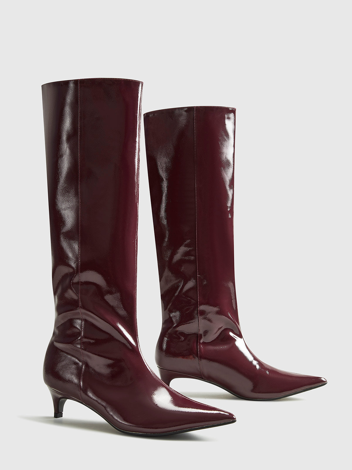 Esther Womens Over Knee Block Heel Boots High