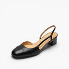 Caia Slingback Leather Heels