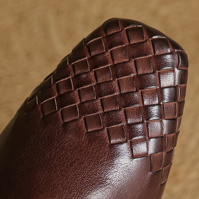 Arden Woven Leather Mules