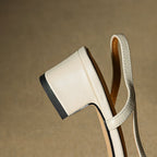 Caia Slingback Leather Heels