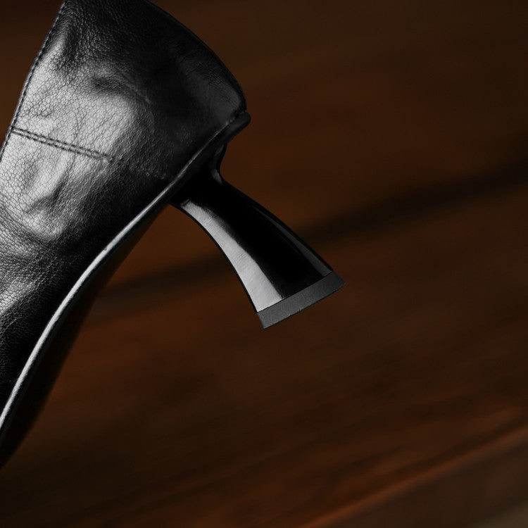 Riva Sculpted Leather Pumps
