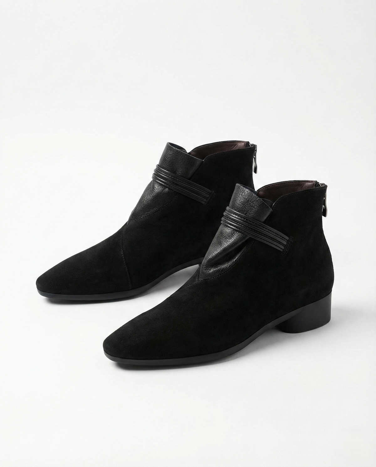 Violet Womens Boots Side Zip Ankle