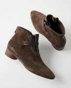 Violet Womens Boots Side Zip Ankle