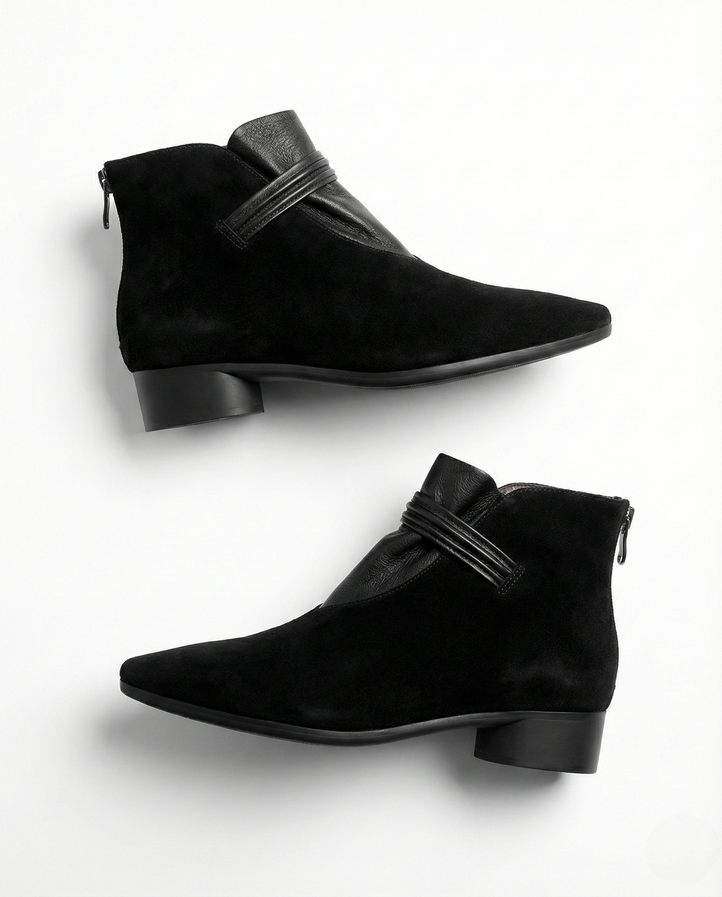 Violet Womens Boots Side Zip Ankle