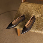 Veloria Lambskin Leather Flats