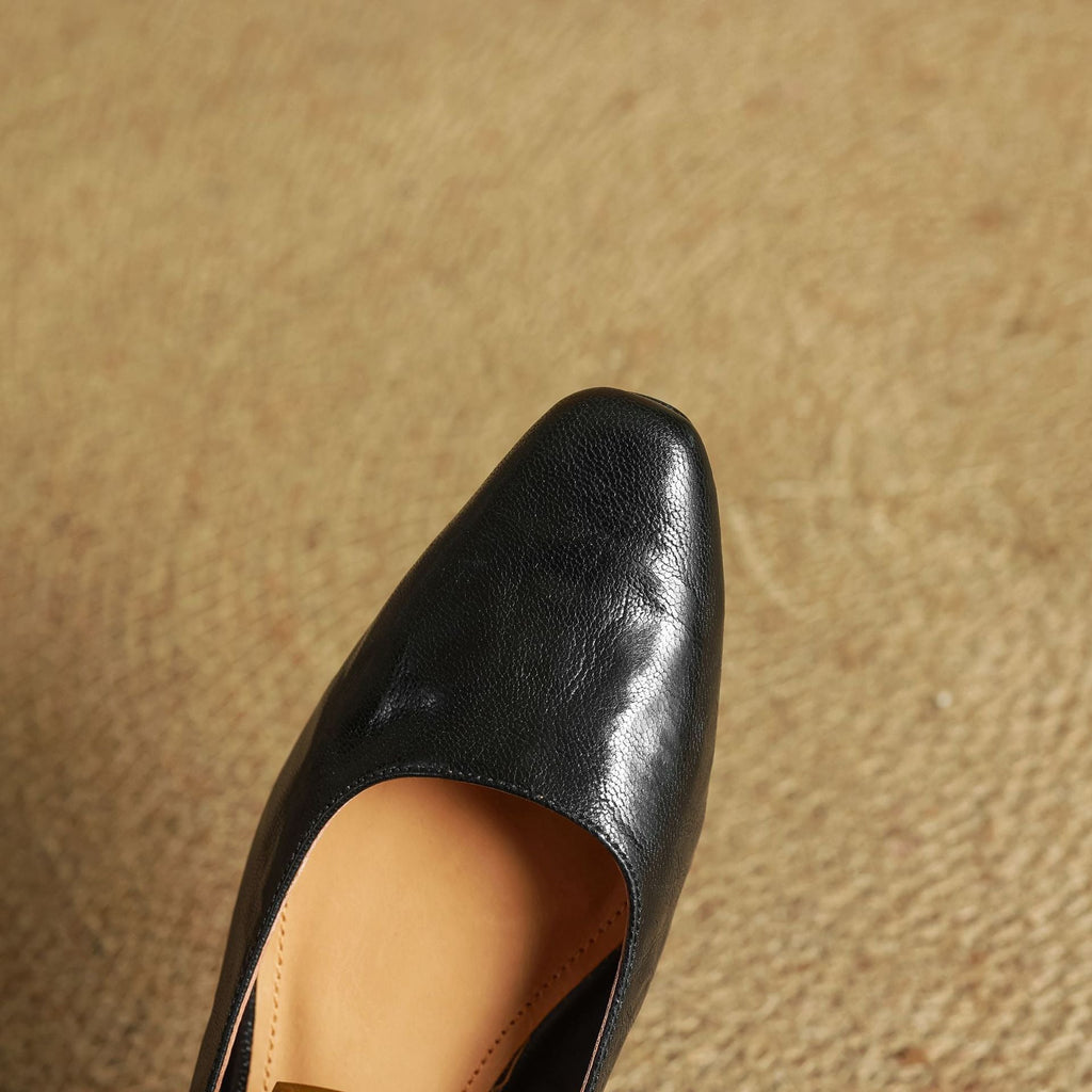 Eloria Lambskin Mary Janes