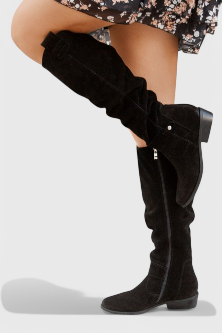 Lillian Womens Knee-High Riding Boots