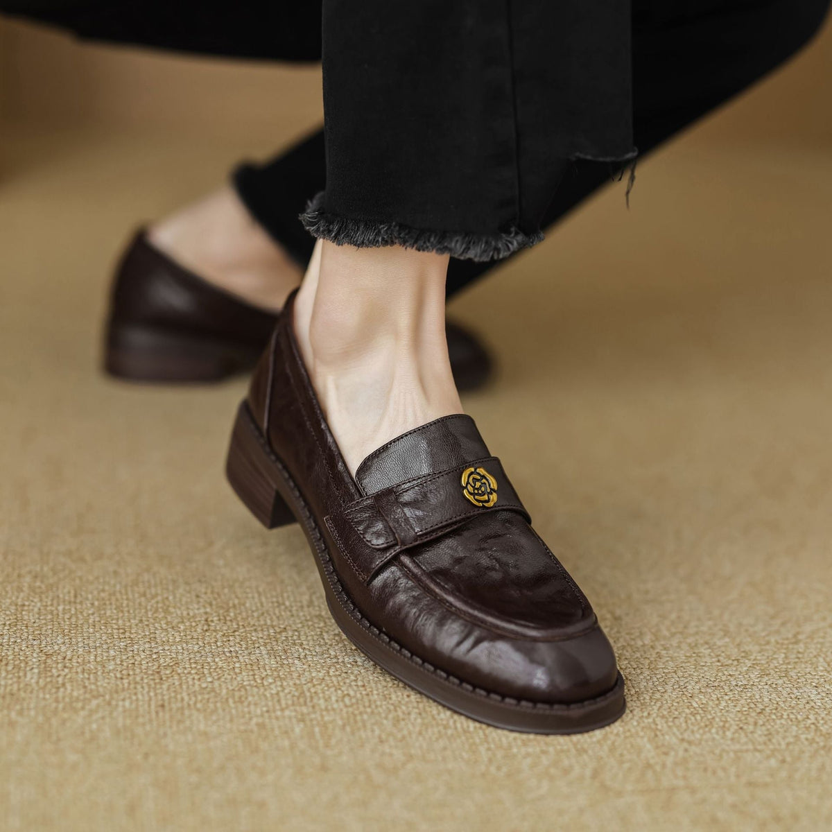 Morrelle Leather Loafers