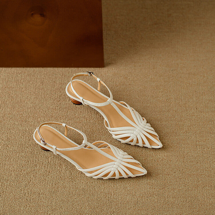 Elowen T-Strap Heels