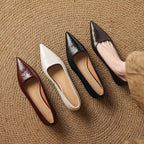 Veloria Lambskin Leather Flats