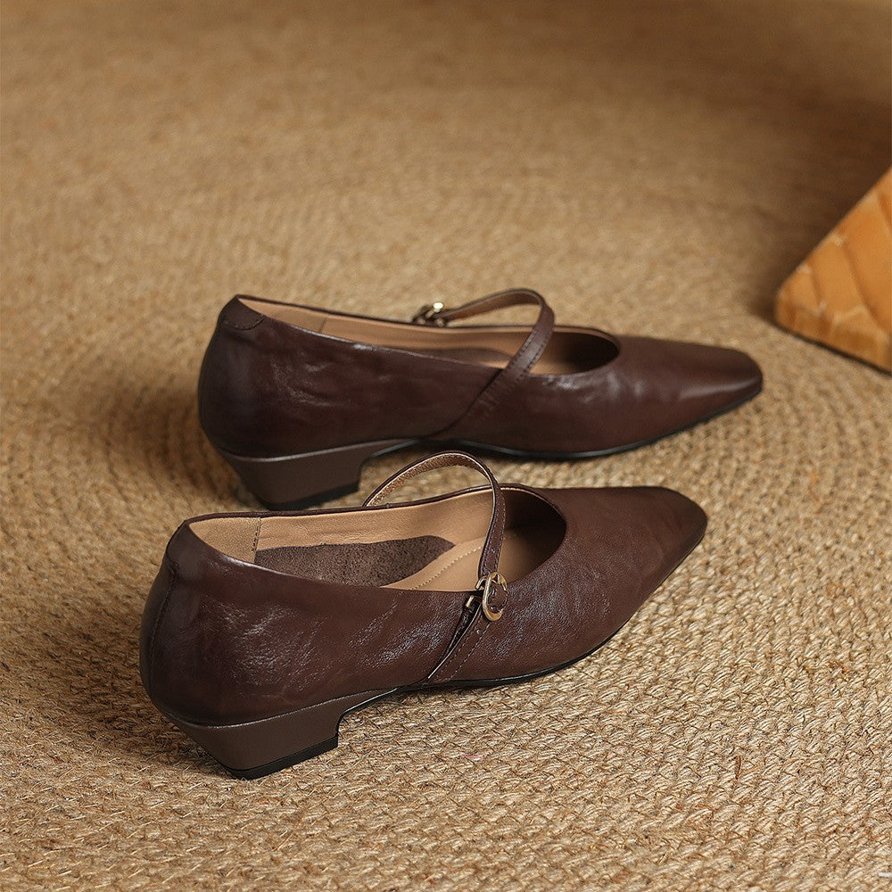 Cédrine Leather Pumps
