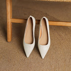 Veloria Lambskin Leather Flats