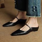 Envara Leather Mules