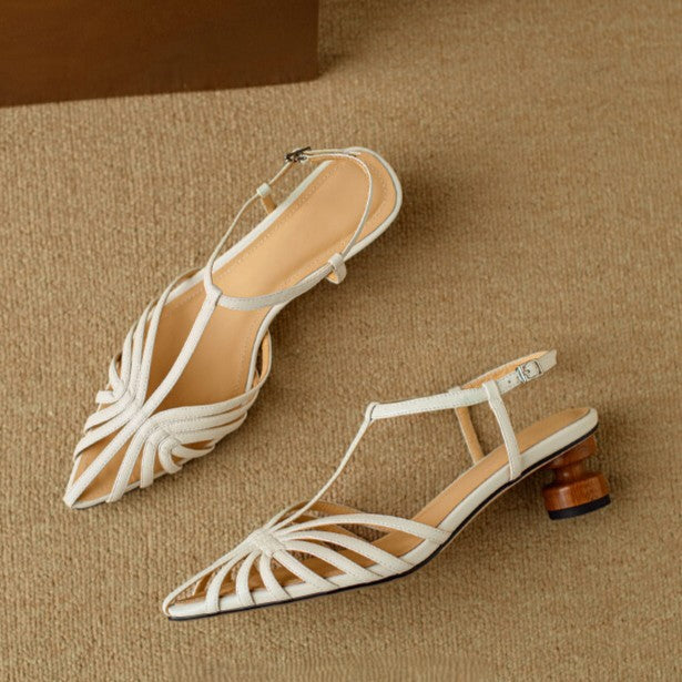Elowen T-Strap Heels