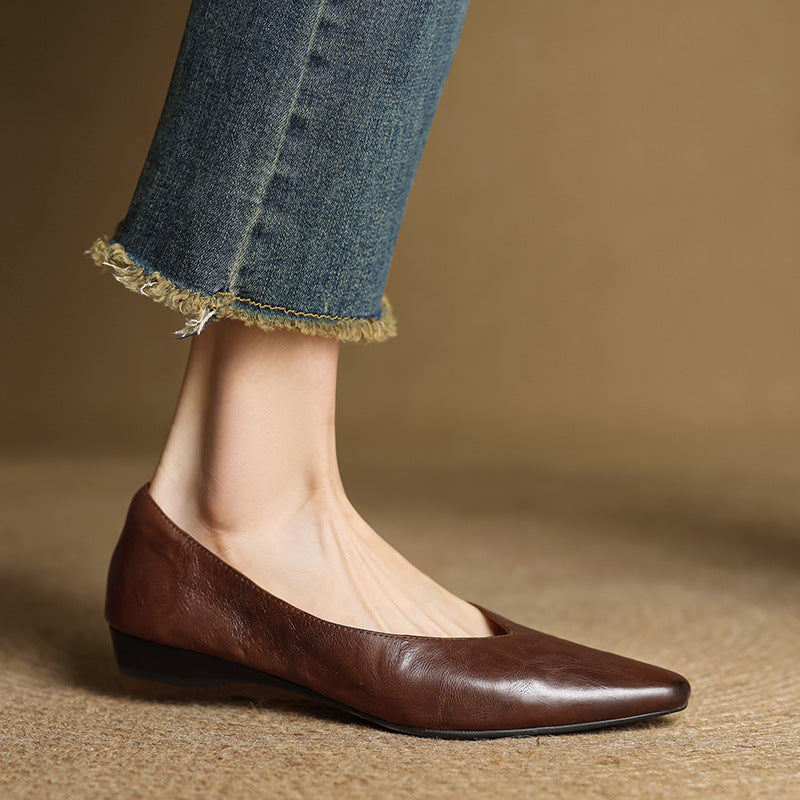 Lioren Lambskin Flats