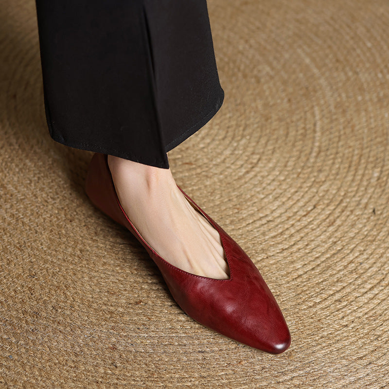 Lioren Lambskin Flats