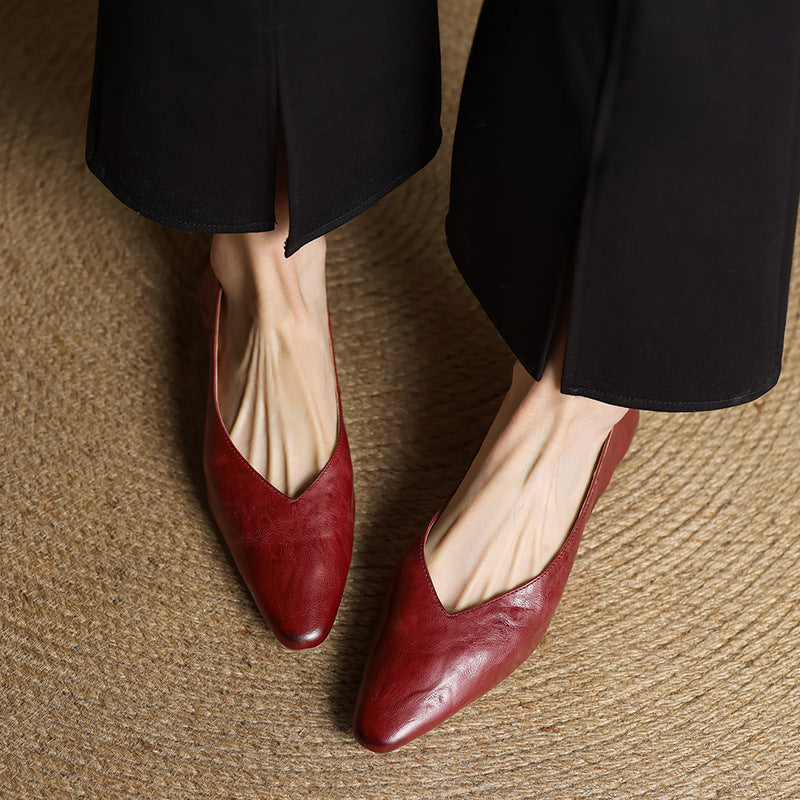 Lioren Lambskin Flats