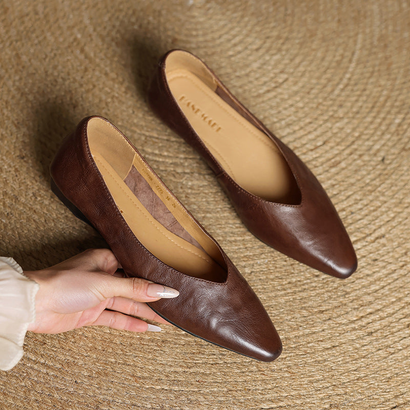 Lioren Lambskin Flats