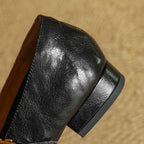 Eloria Lambskin Mary Janes