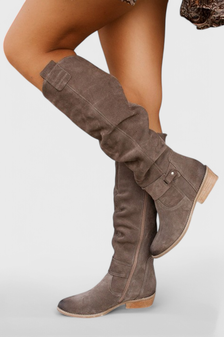 Lillian Womens Knee-High Riding Boots