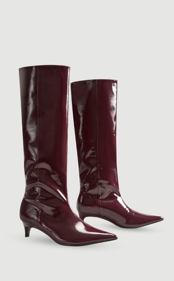 Esther Womens Over Knee Block Heel Boots High