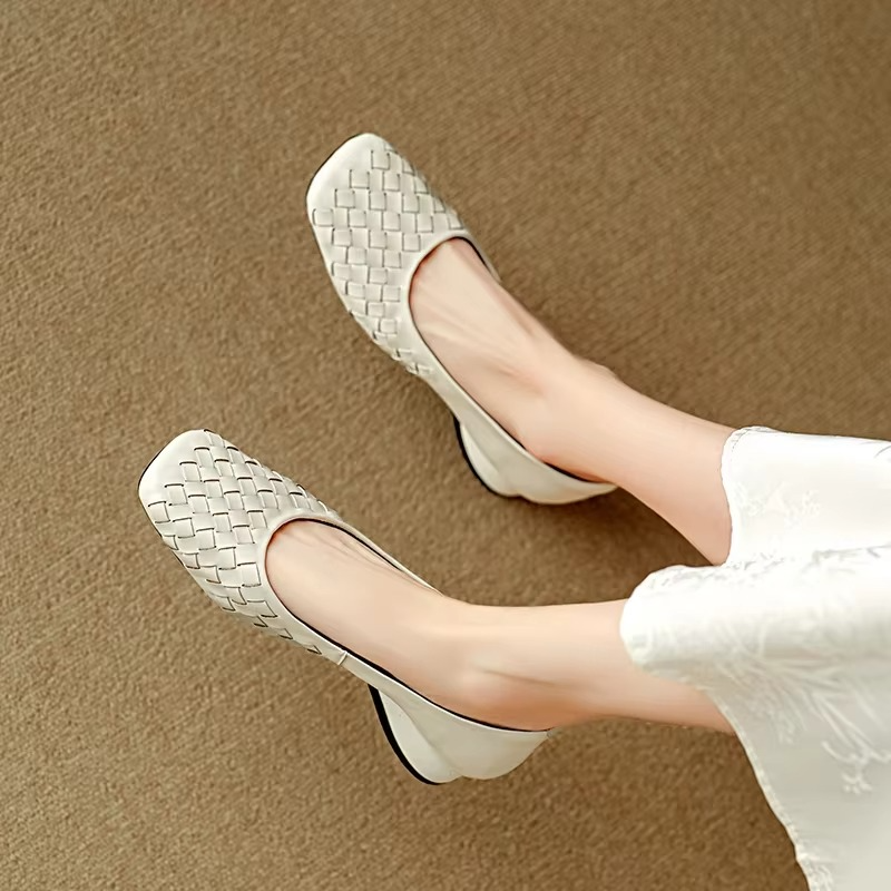 Marcelle Womens Leather Flats