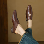 Alice Womens Agnit Genuine Leather Mules