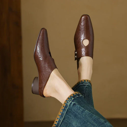 Alice Womens Agnit Genuine Leather Mules