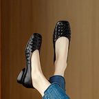 Marcelle Womens Leather Flats