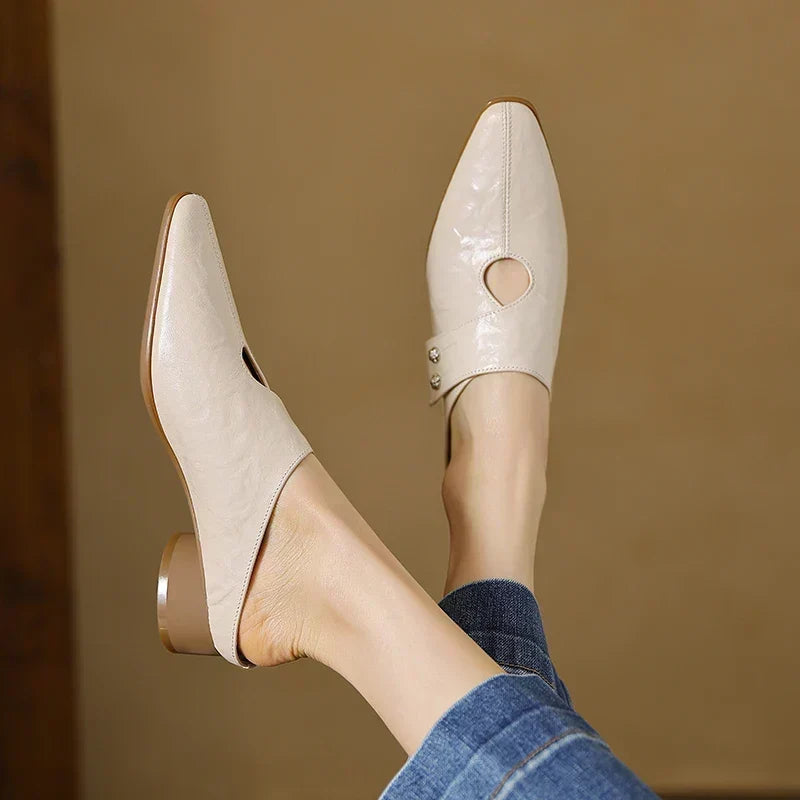 Alice Womens Agnit Genuine Leather Mules