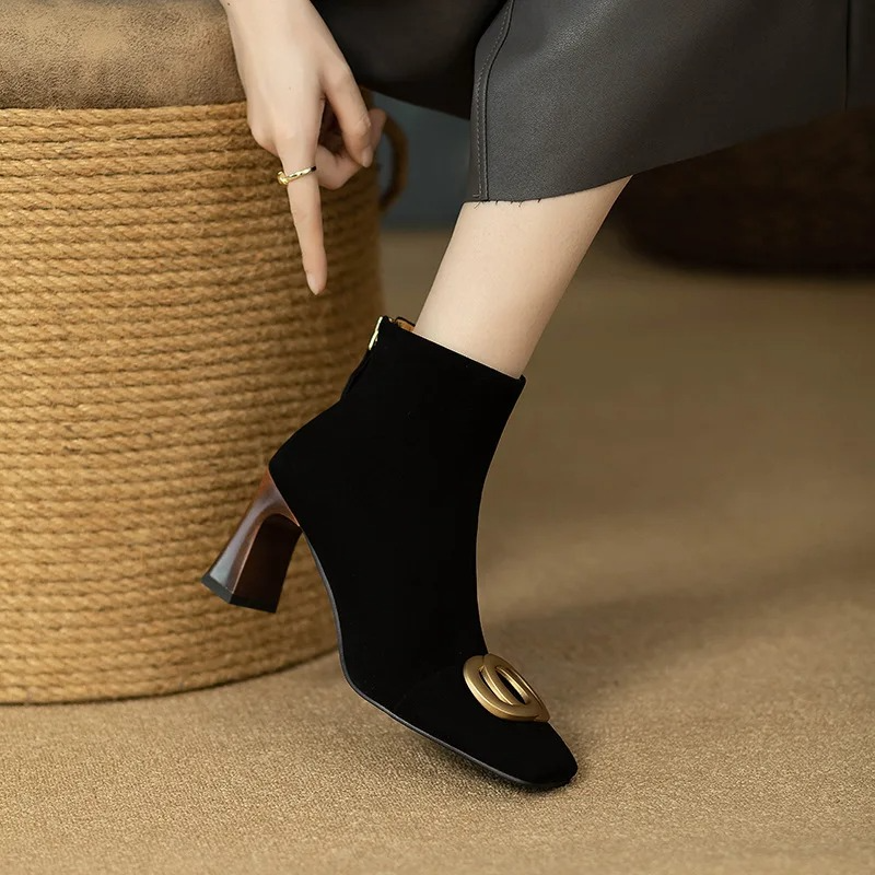 Isabelle Womens Velvet Boots