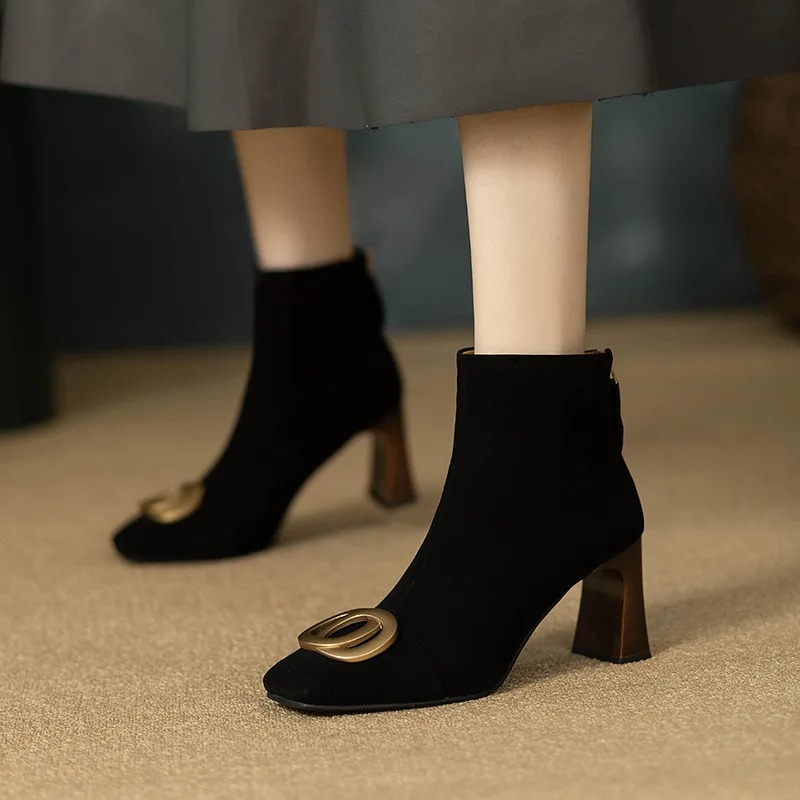 Isabelle Womens Velvet Boots