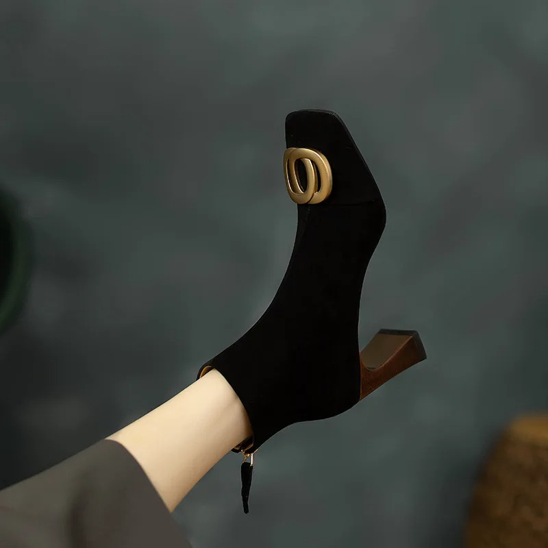 Isabelle Womens Velvet Boots