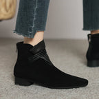 Violet Womens Boots Side Zip Ankle