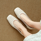 Marcelle Womens Leather Flats
