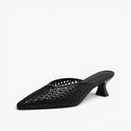 Velisse Woven Leather Heel Mules