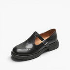 Veloria Leather Mary Janes