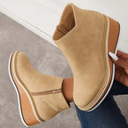 Odessa Womens Sleek Platform Ankle Boots