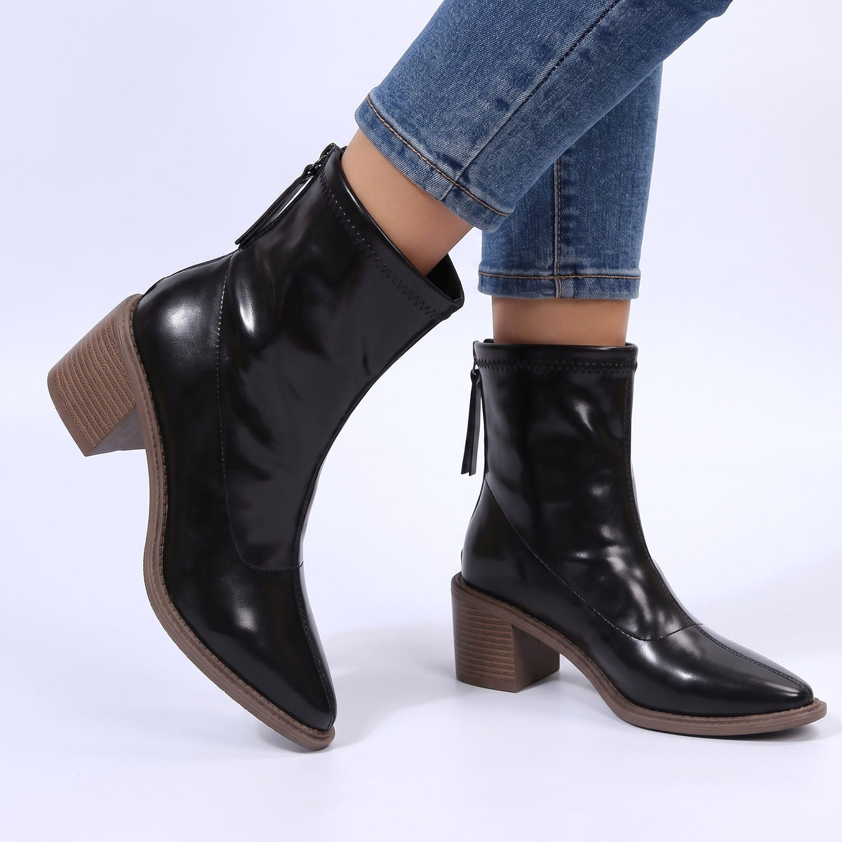 Leona Womens Leandra Leather Boots