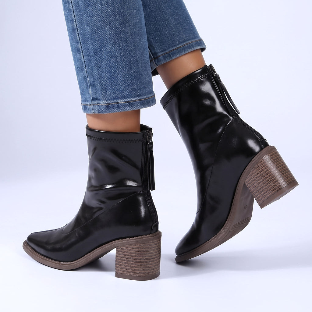 Leona Womens Leandra Leather Boots